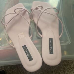 Pink sandals